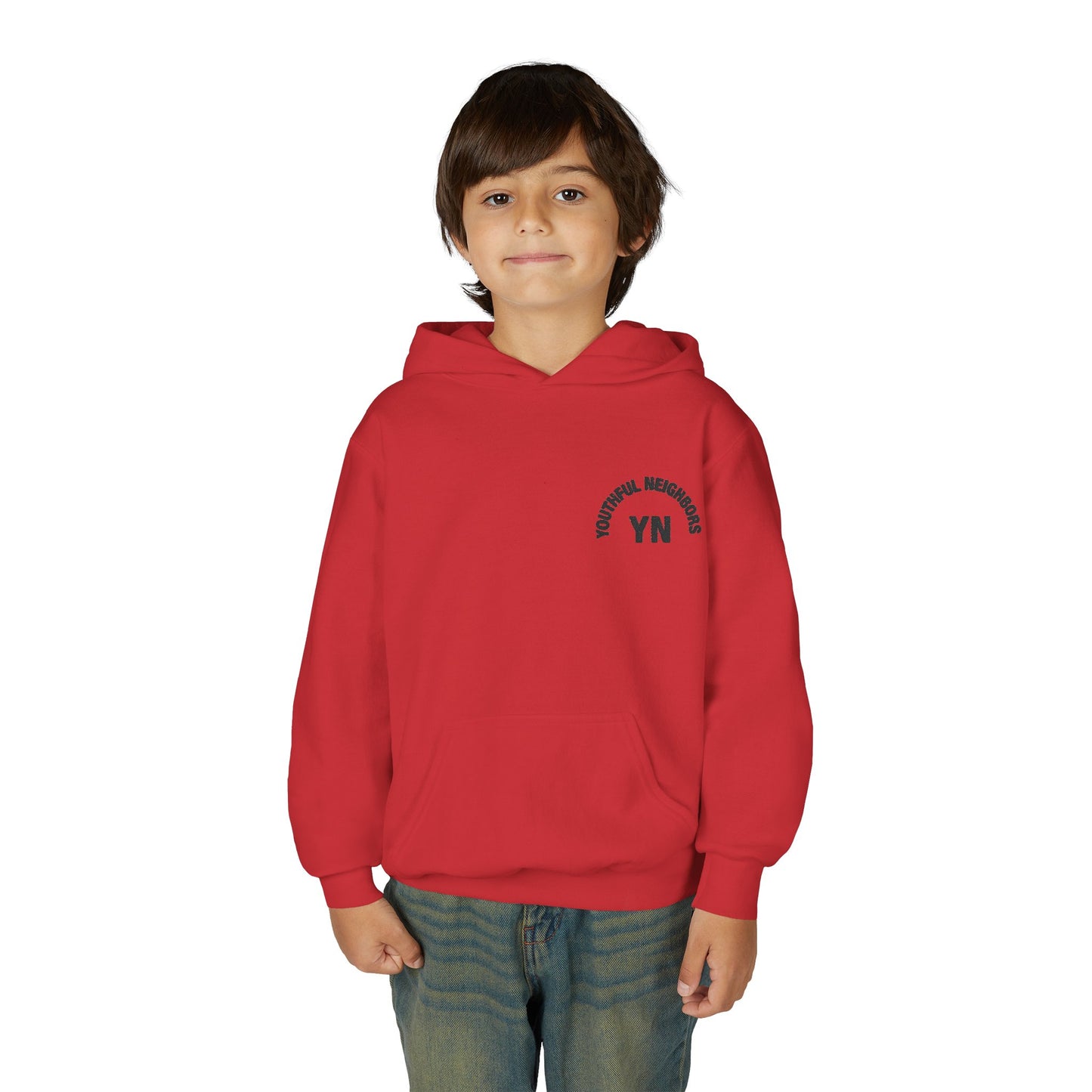 Youthful Neighbors Heavy Blend Kids Hoodie