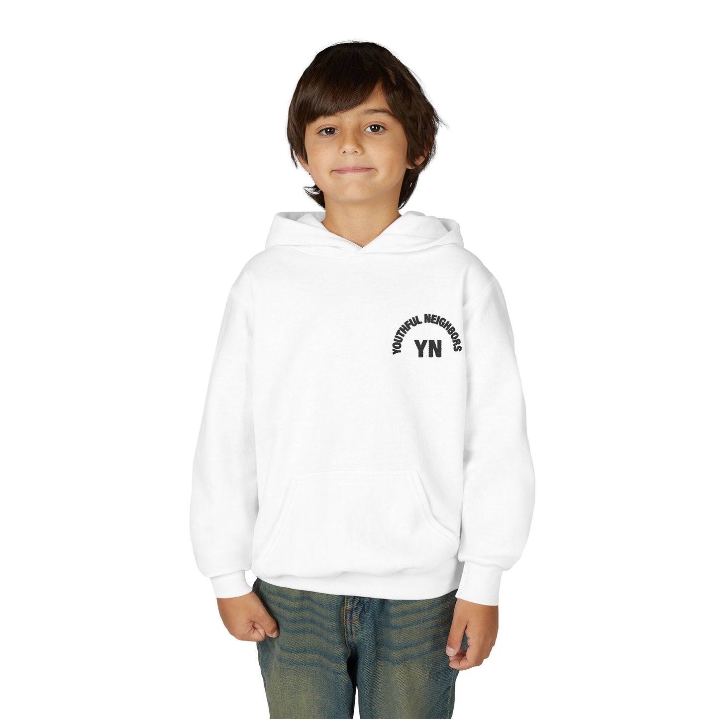 Youthful Neighbors Heavy Blend Kids Hoodie