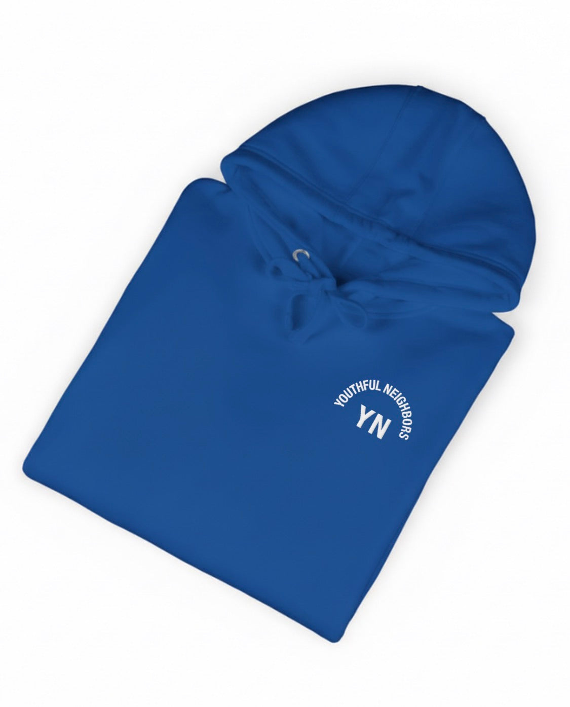 Youthful Neighbors Fleece Hoodie - Royal Blue
