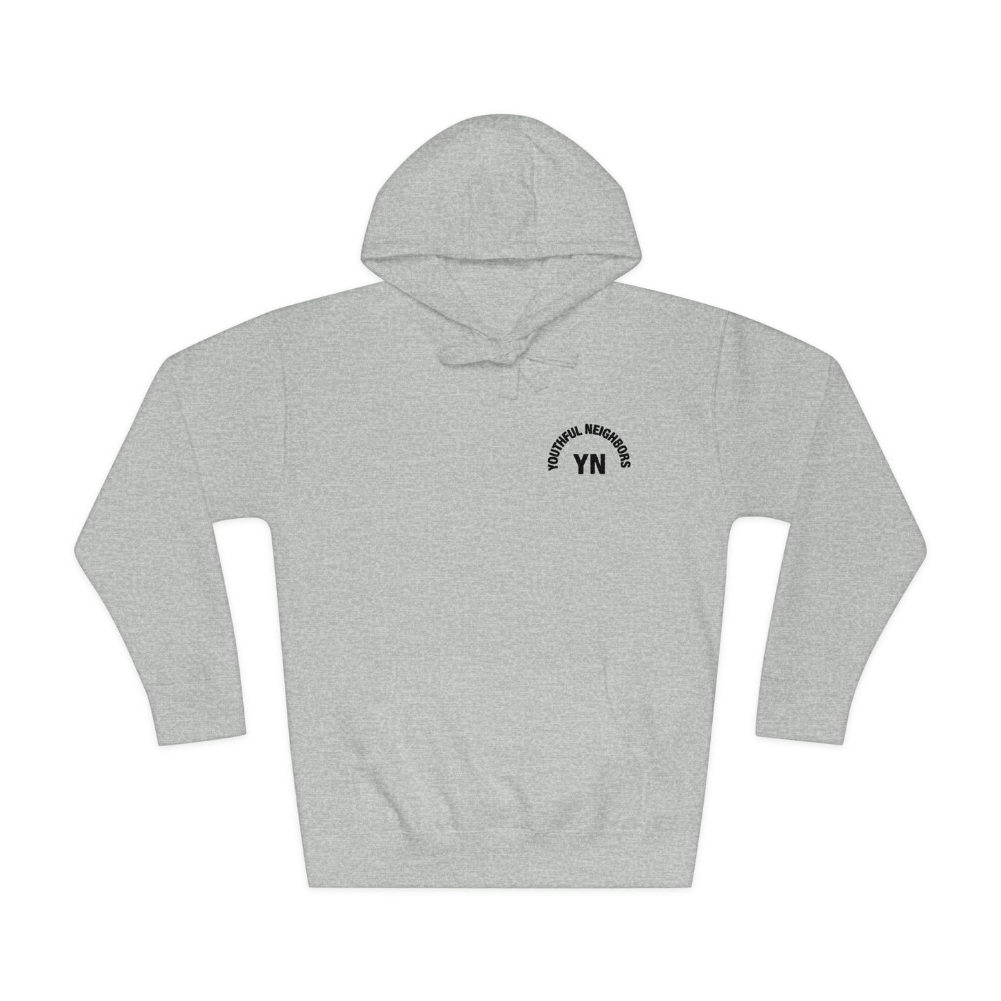 Youthful Neighbors Fleece Hoodie - Carbon Grey