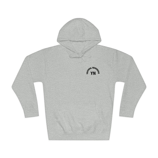 Youthful Neighbors Fleece Hoodie - Carbon Grey